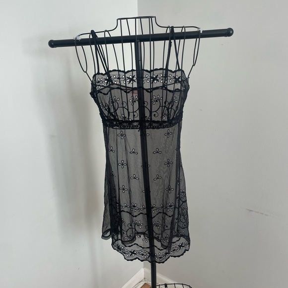 Victoria's Secret Other - Victoria's Secret Black Sheer Lace Chemise
